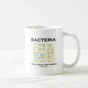 Bakterier härskar riktigt världen (morfologi) kaffemugg