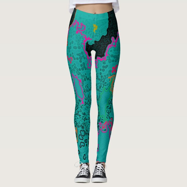 bakterier leggings (Framsida)