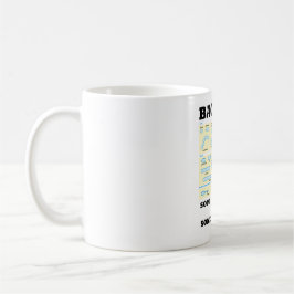 Bakterier några är fiender, & några är vänner kaffemugg