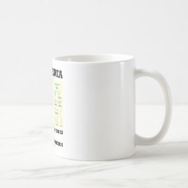 Bakterier några är fiender, & några är vänner kaffemugg