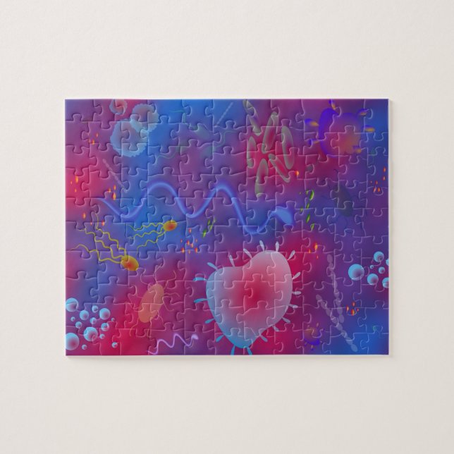 Bakterier Pussel (Horisontell)