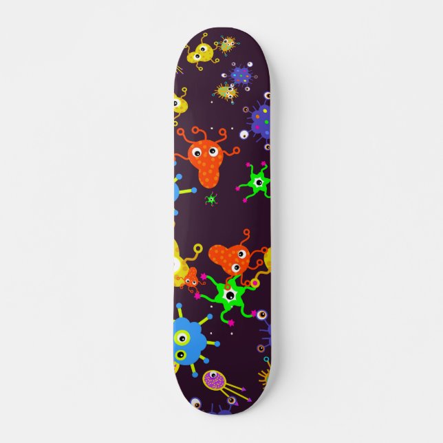 Bakterietapet Skateboard Bräda 20,5 Cm (Framsida)