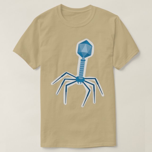 Bakteriofag 4 t shirt (Design framsida)