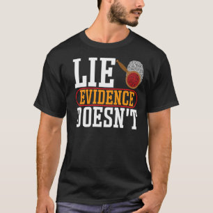 Baktryck för kriminalvårdsdetektor för kriminaltek t shirt