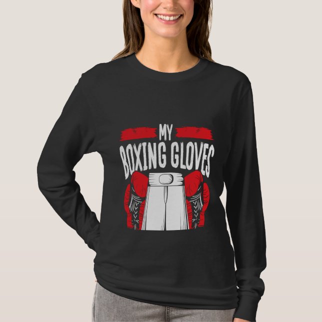 Baktryck Min Boxningskläder Tror Du Stinker Lika M T Shirt (Framsida)
