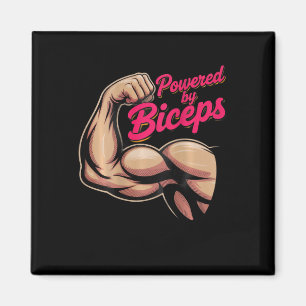 Baktryck Rolig Gym Humor Biceps Resultat Drivs Av Magnet