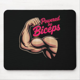 Baktryck Rollig Gym Humor Biceps Resultat Drivs Av Musmatta