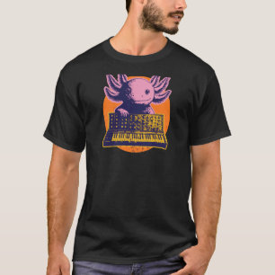 Baktryck, Synthpop New-Wave-Musik Axolotls-Husdjur T Shirt