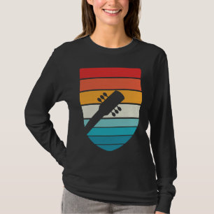 Baktryck Vintage Retro Rock & Roll Musik och Gitar T Shirt