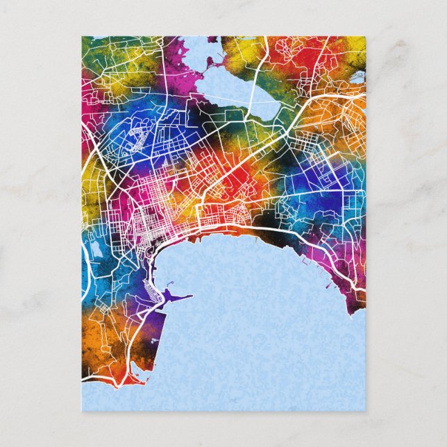 Baku Azerbajdzjan City Karta Vykort (Framsida)