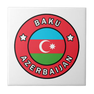 Baku Azerbajdzjan Kakelplatta