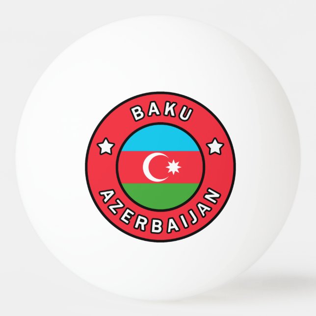 Baku Azerbajdzjan Pingisboll (Framsidan)