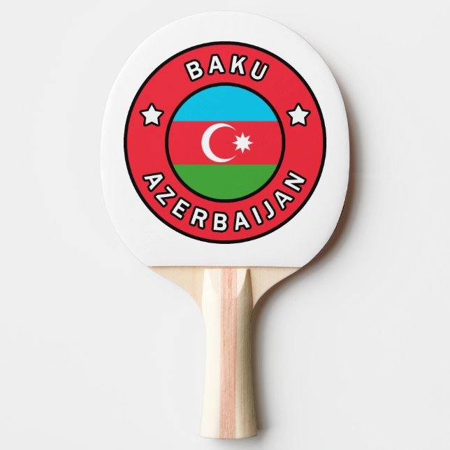 Baku Azerbajdzjan Pingisracket (Framsidan)