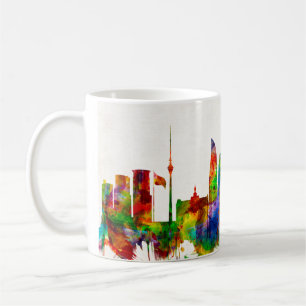 Baku Azerbajdzjan Skyline Kaffemugg