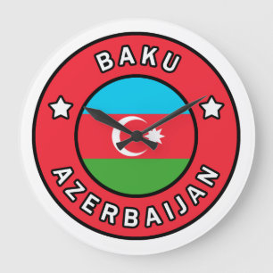 Baku Azerbajdzjan Stor Klocka