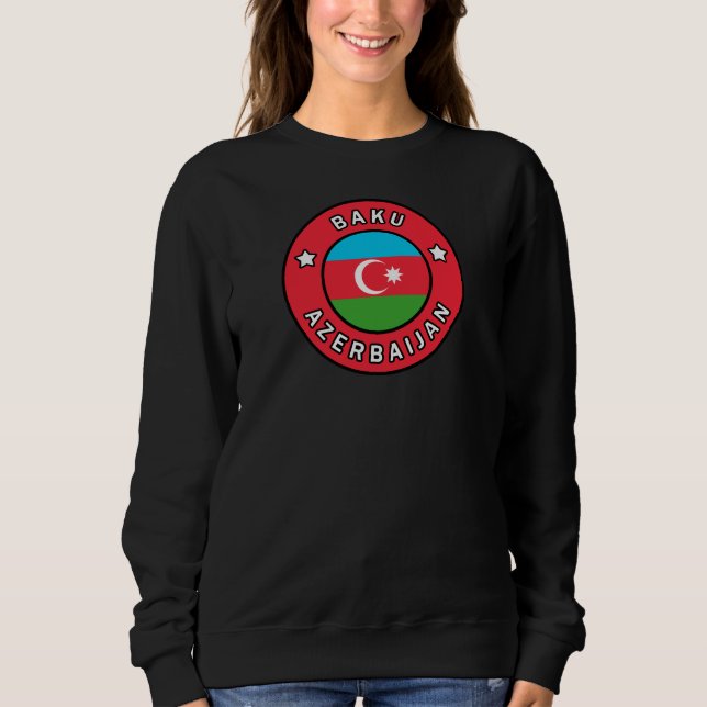 Baku Azerbajdzjan T Shirt (Framsida)