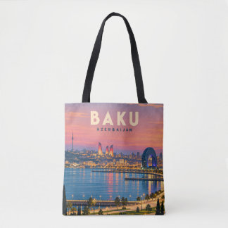 Baku Azerbajdzjan Vintage Researesa Konst Tygkasse
