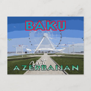 Baku, besök Azerbajdzjans vykort