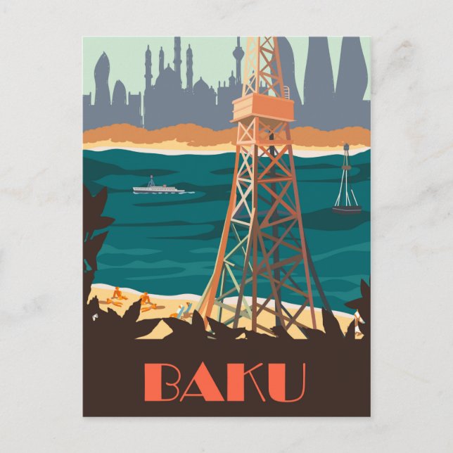 Baku Vykort (Framsida)