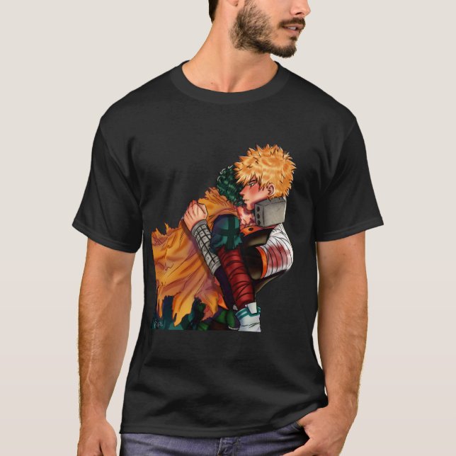 BakuDeku Manga Hug T Shirt (Framsida)