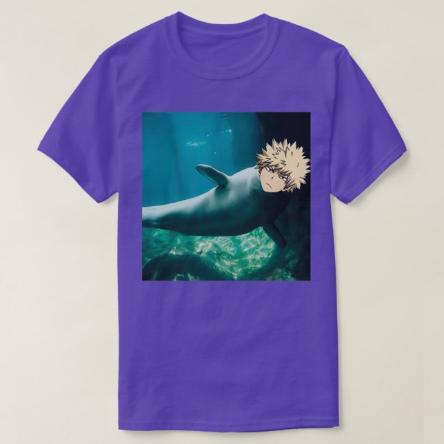 Bakugou Whale T Shirt (Design framsida)