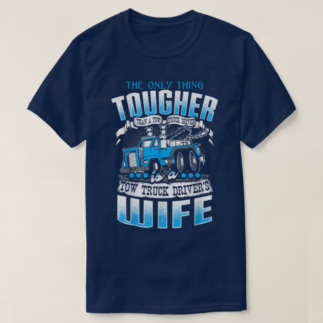BAKutskrift av FUNNY TOW-LASTBIL DRIVER OPERATOR-m T Shirt (Design framsida)
