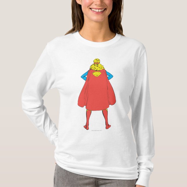 Bakvy för supertjej t-shirt (Framsida)