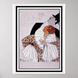 Bal De La Couture affisch 12 x 16