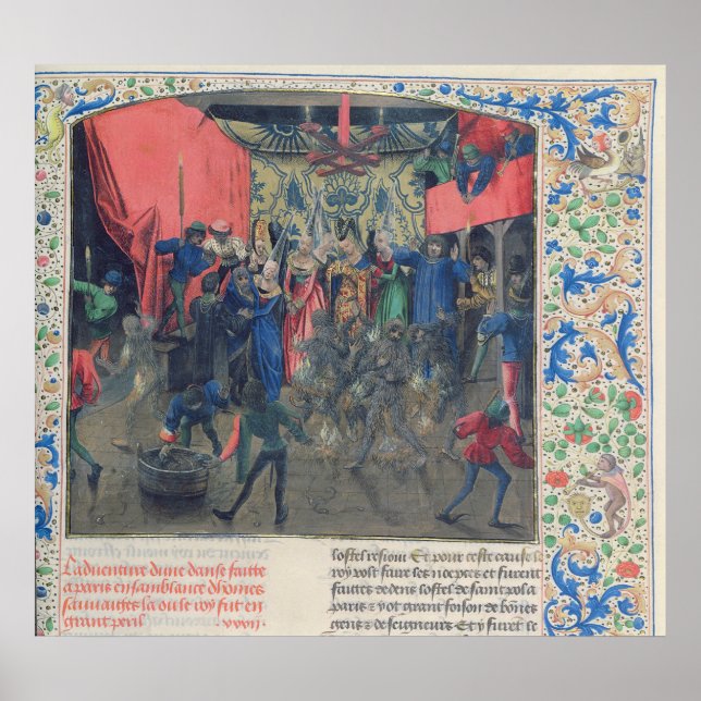 Bal des Ardents', Charles sparades Poster (Framsidan)