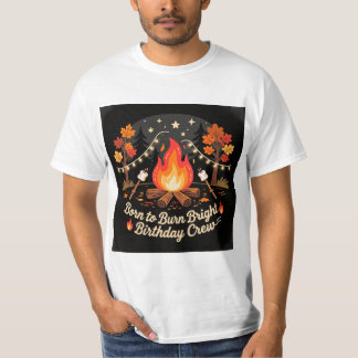 Bål födelsedagsfest T-shirt 🔥