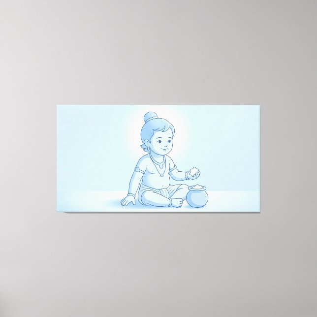 Bal Krishna Canvastryck (Framsida)