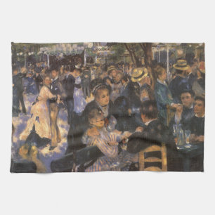Bal på Le Moulin de la Galette av Pierre Renoir Kökshandduk