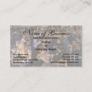 Bal på Le Moulin de la Galette av Renoir Visitkort