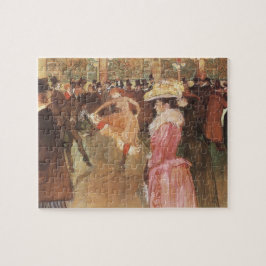 Bal på nattklubb av Toulouse Lautrec Pussel