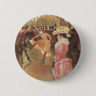 Bal på nattklubben av Toulouse Lautrec Knapp