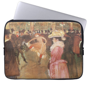 Bal på nattklubben av Toulouse Lautrec Laptop Fodral