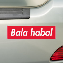 Bala Habal Funny Arabisk fras Bildekal