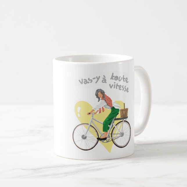 balade en vélo kaffemugg (Framsida höger)