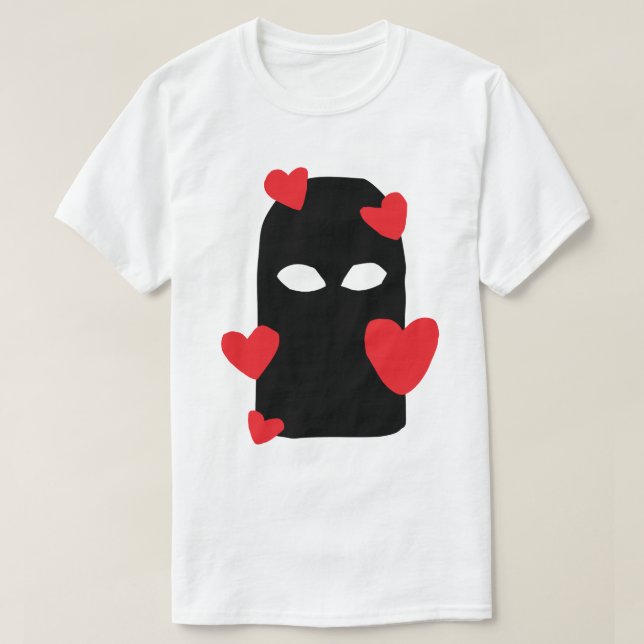 Balaklava och kärlek t shirt (Design framsida)