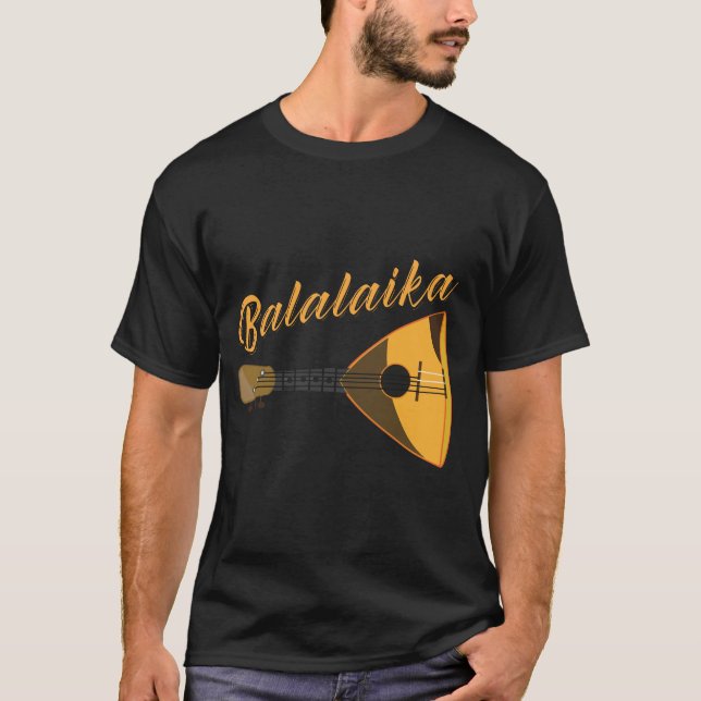 Balalaika-instrumentmusiker i Ryssland T Shirt (Framsida)