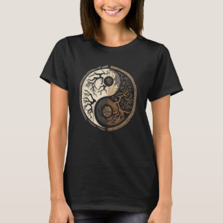 Balance and Harmony Yin Yang Symbol Nature Forest T Shirt