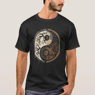 Balance and Harmony Yin Yang Symbol Nature Forest T Shirt