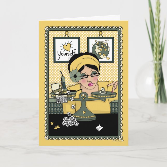 Balance_C_Greeting Card uppnås Kort (Framsida)
