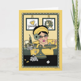 Balance_C_Greeting Card uppnås Kort