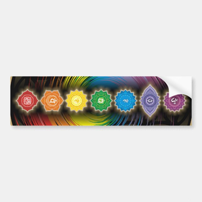 Balance chakra Yoga Mat Bildekal (Framsidan)