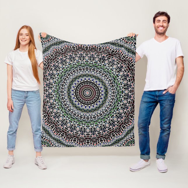 Balance Mandala 3 Fleecefilt (På plats)