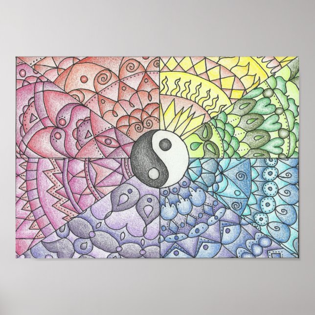 Balance Mandala Poster (Framsidan)