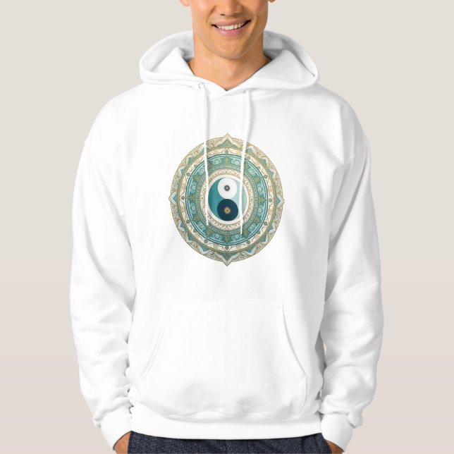 Balance of Worlds: Feng Shui & Mandalas Hoodie (Framsida)
