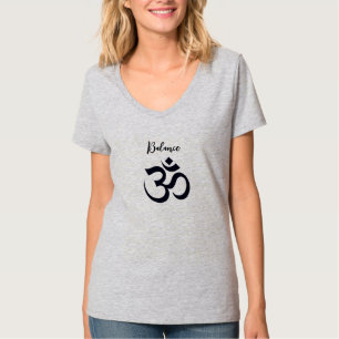 Balance Om Yoga Symbol T Shirt