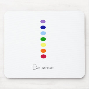 Balance - Simple Chakra Line Mousepad Musmatta
